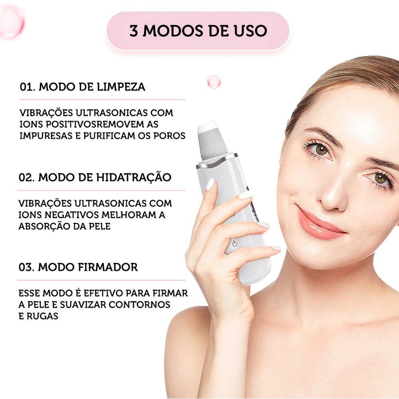 Aparelho de Peeling Ultra Sônico Portátil