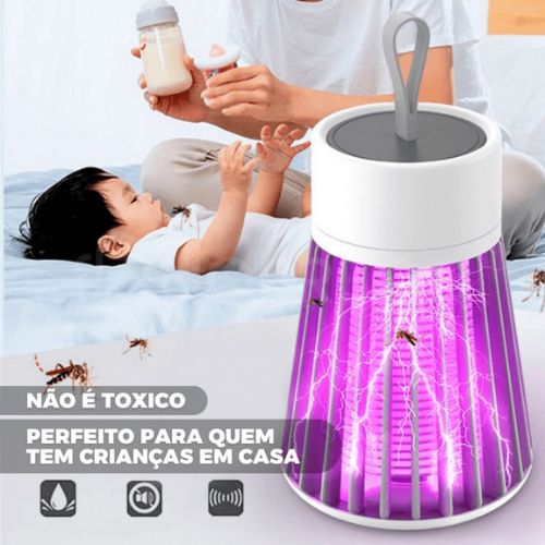 Lâmpada Mata Mosquito, Pernilongo e Borrachudo - Stay Safe - FRETE GRÁTIS