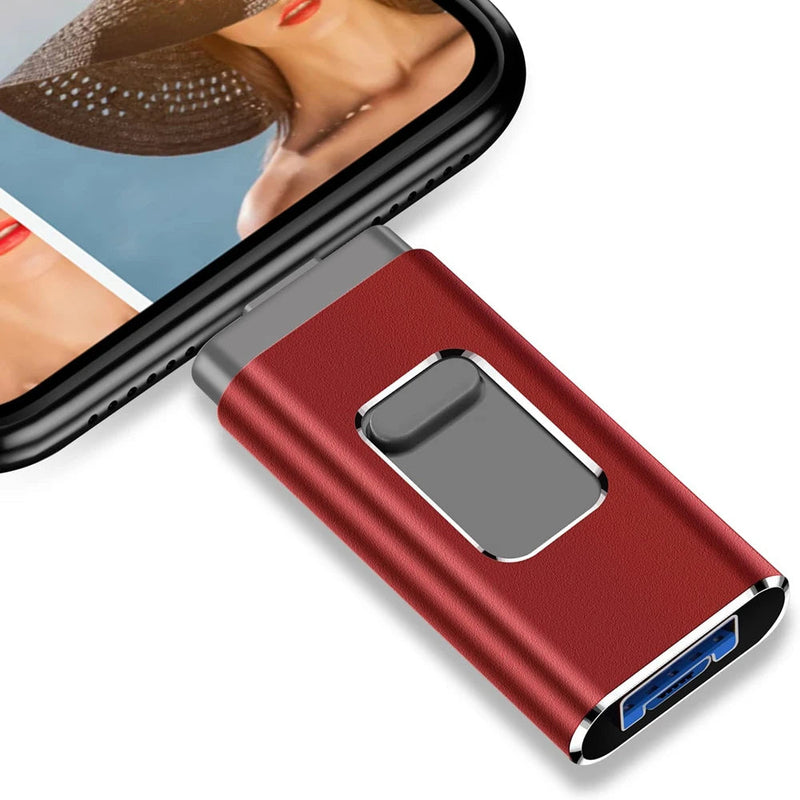 Pen Drive de Celular 4 em 1 - Multi Operacional