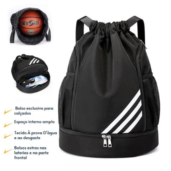 Mochila Esportiva Academia e Esporte - Bag Flex