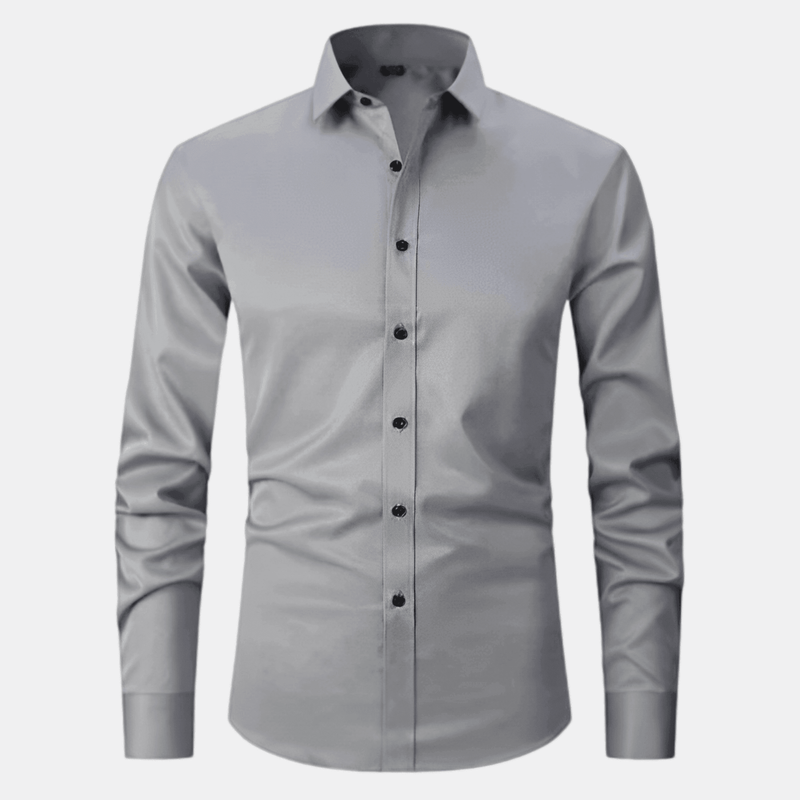 Camisa Social Masculina Slim Elástica - Confortex®