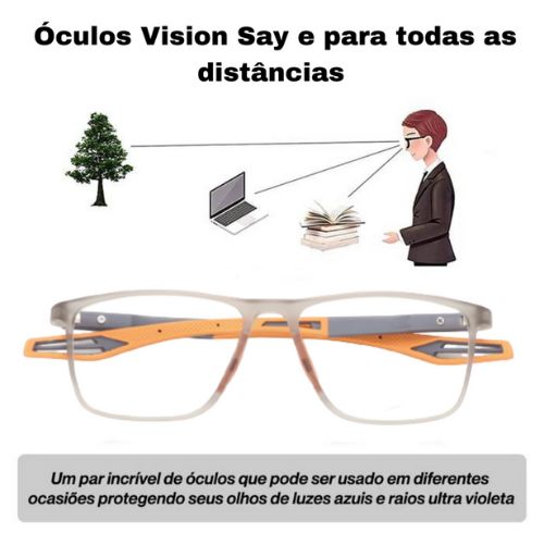 Óculos Vision Say - Multifocal Unissex (Promoção Até Hoje)