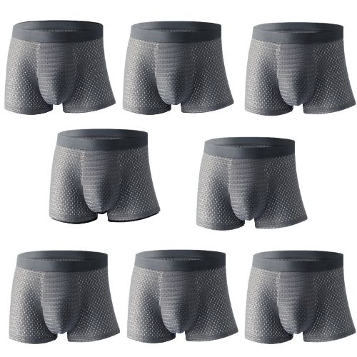 Cueca Box Respirável - Compre 4 Leve 8 + Brinde Surpresa (Leve Mais e Pague Menos)