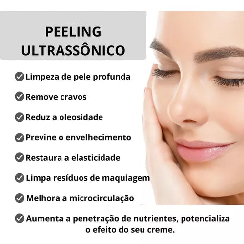 Aparelho de Peeling Ultra Sônico Portátil