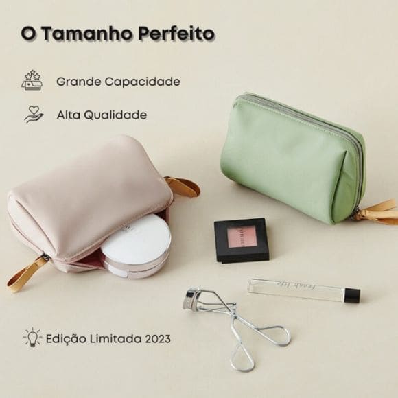 Necessaire Feminina, Portátil e a Prova D 'água - [Pague 1 e Leve 2]