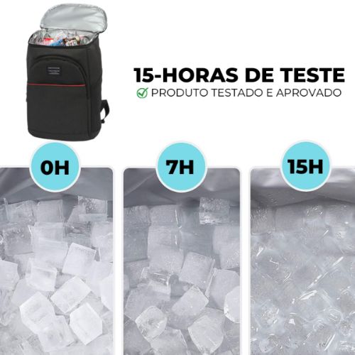 Mochila Cooler Térmica à Prova D’água Anti Vazamento 20L