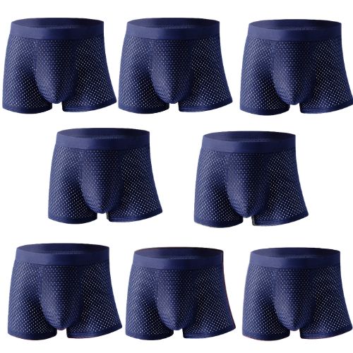 Cueca Box Respirável - Compre 4 Leve 8 + Brinde Surpresa (Leve Mais e Pague Menos)