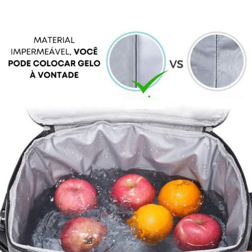 Mochila Cooler Térmica à Prova D’água Anti Vazamento 20L